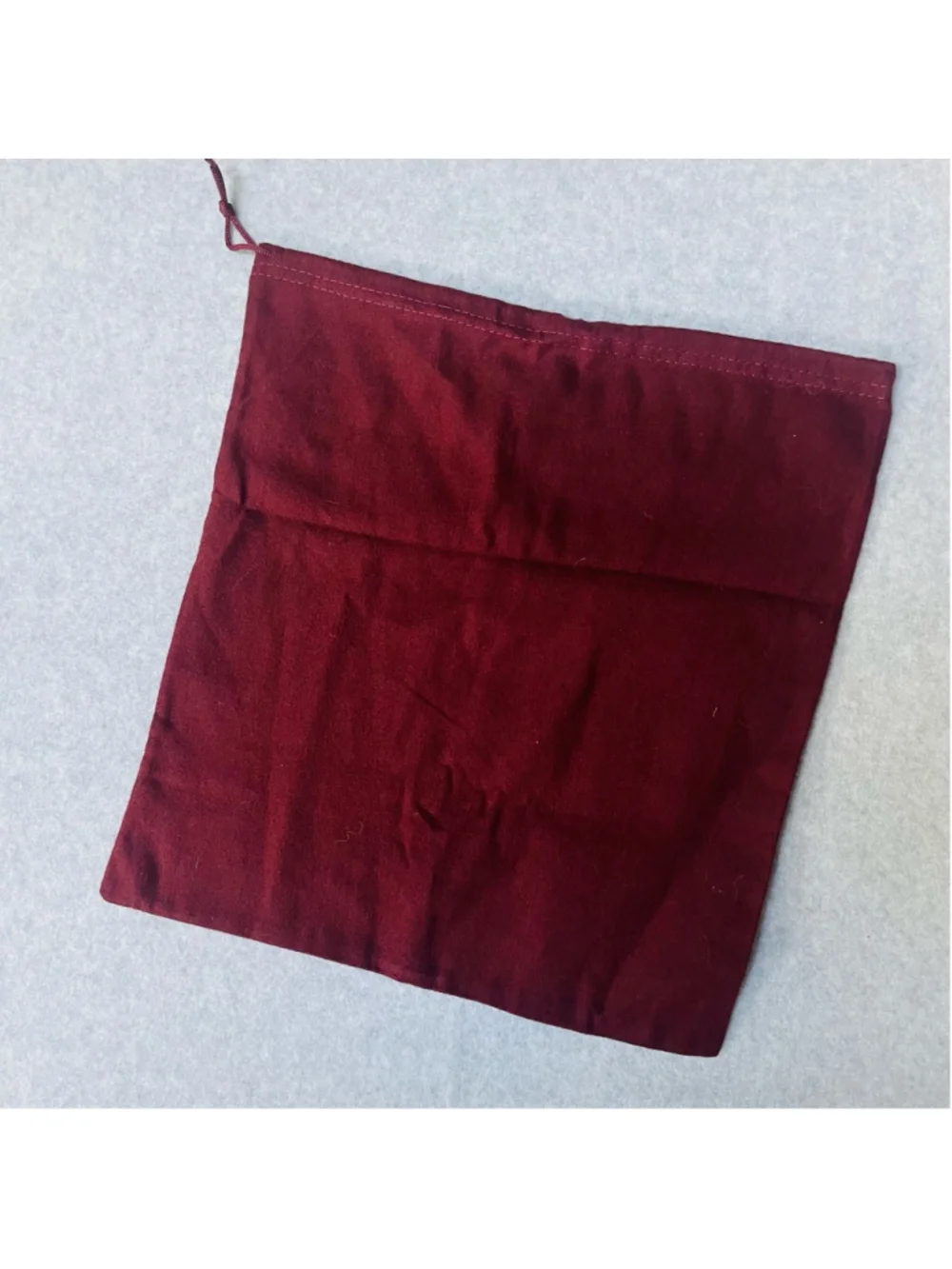 Bruno Magli Burgundy Drawstring Dust Bag Storage Pouch